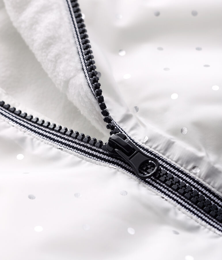 Unisex baby's blouse with print MARSHMALLOW white/ARGENT grey