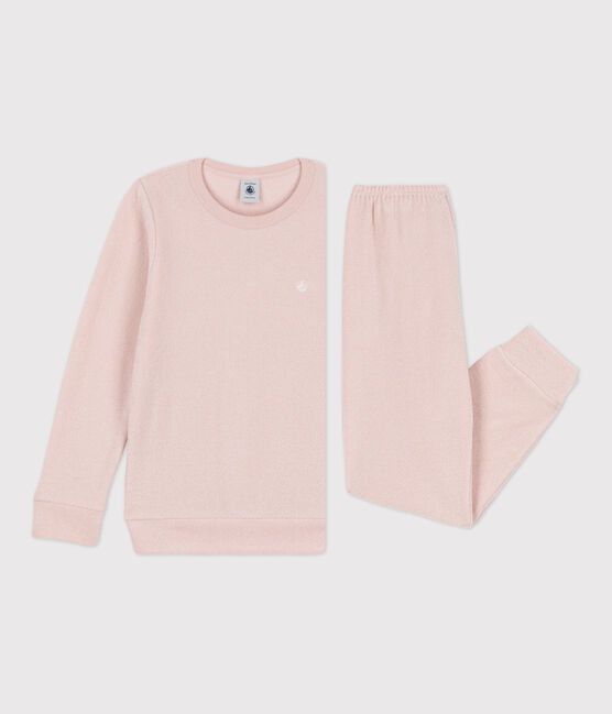 Children's Unisex Brushed Terry Pyjamas SALINE pink