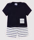 Baby Boys' Cotton and Linen Blend Shorts and T-Shirt