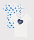 Girls' Short-sleeved Heart T-Shirt - 2-Piece Set