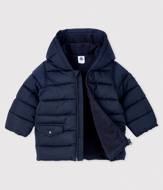 Baby boy's quilted puffer jacket SMOKING blue