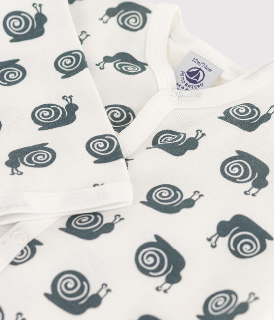 Babies' Footless Sleepsuit MARSHMALLOW white/DUCKY