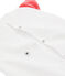 Pyjama Case in Extra Warm Brushed Terry Towelling MARSHMALLOW white/SIGNAL red