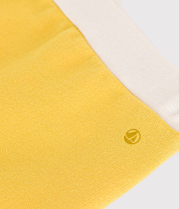 Babies' Light Fleece Shorts yellow