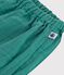 Babies' plain cotton trousers green