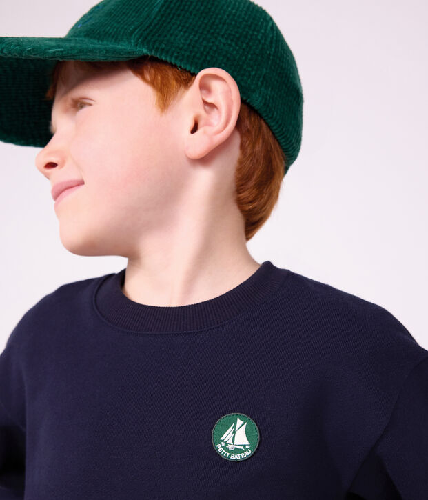 Children's plain cotton sweatshirt SMOKING