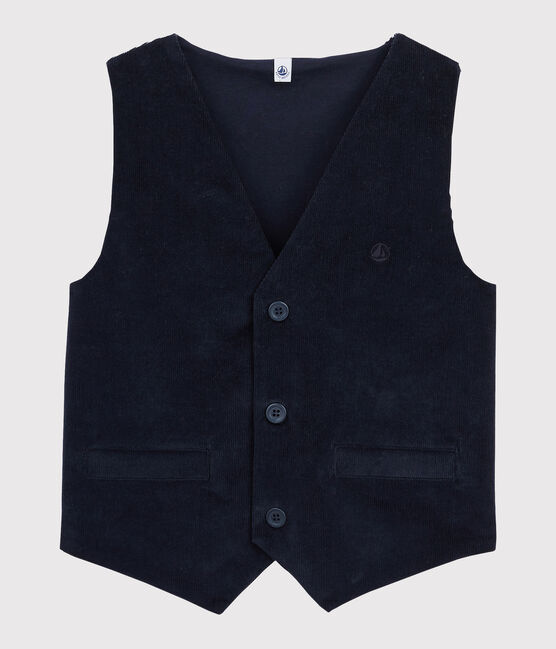 Boys' waistcoat SMOKING blue