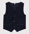 Boys' waistcoat SMOKING blue