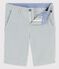 Boys' Seersucker Bermuda Shorts MARSHMALLOW white/BRUT blue