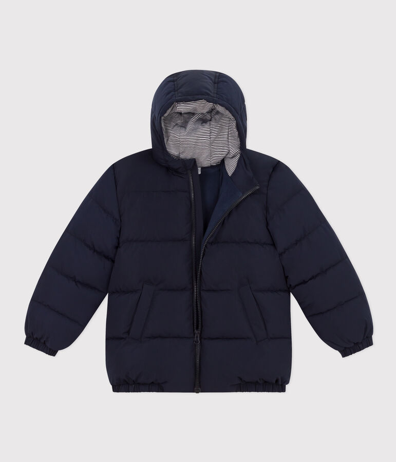 Children's unisex puffer jacket blue