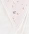 Babies' square cotton bath wrap pink/multicolor