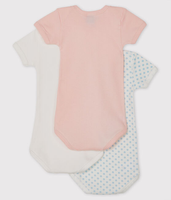 Baby girls' short-sleeved bodysuit - Set of 3 variante 1