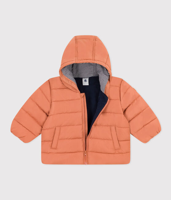 Babies' Fleece Lined Puffer Jacket SIENNA pink