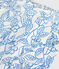 Babies' sleeveless playsuit in cotton with a blue cherry print MARSHMALLOW blue/PORCELANA