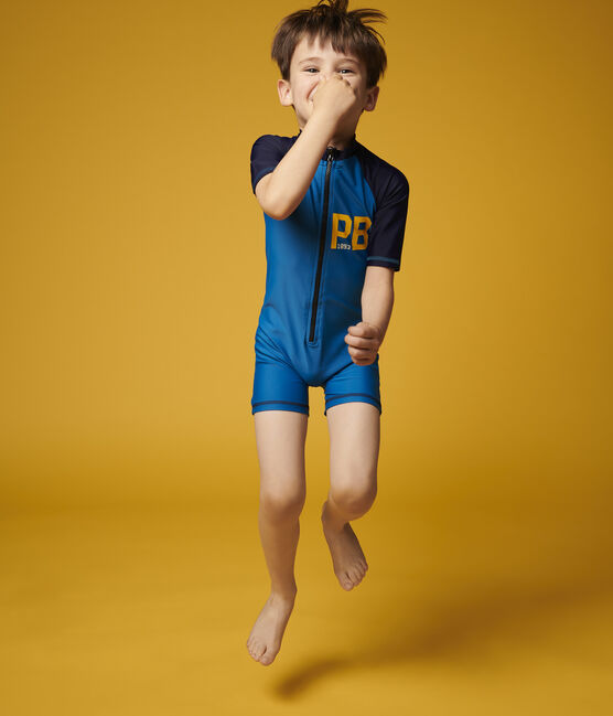 Boys UV-Proof Recycled Jumpsuit MYKONOS blue