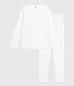 Girls' Star Print Cotton Pyjamas