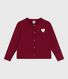 Girls' fleece cardigan