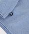 Babies' wool and cotton knit wrapover top POLAIRE
