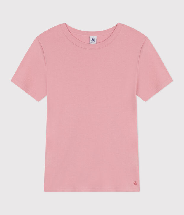 Women's Iconic plain cotton T-shirt pink