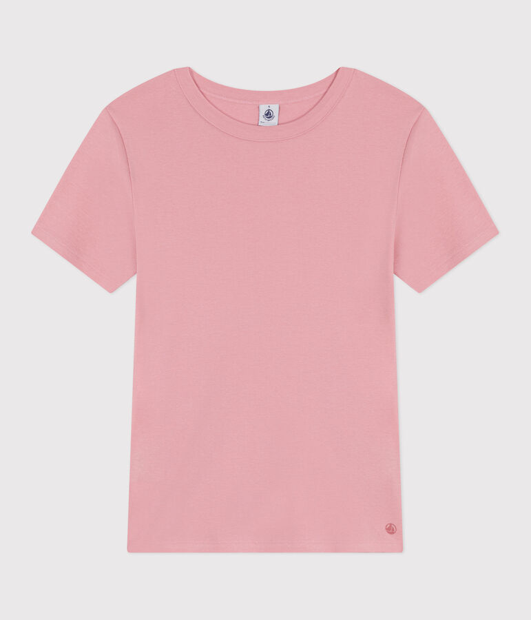 Women's Iconic plain cotton T-shirt pink