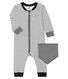 Baby Boys' Long Zipped Bodysuit