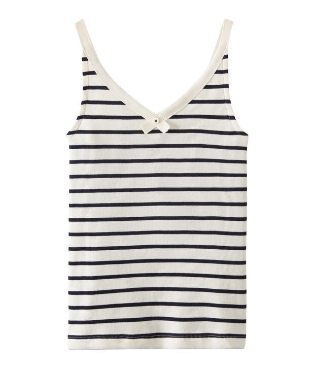 Vests 100 years panty woman white/blue