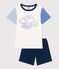 Children's Plain Short Cotton Pyjamas INCOGNITO /MULTICO