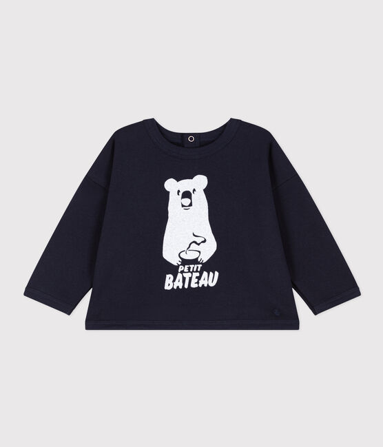 Babies' Fleece Sweatshirt SMOKING blue