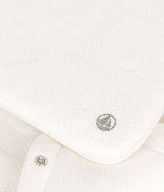 Tube knit baby nest MARSHMALLOW white