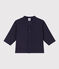 Babies' Cotton Gauze Shirt SMOKING blue