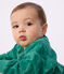 Babies' palm tree pattern cotton hoodie green
