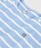 Children's sleeveless stripy cotton dress blue/white
