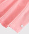 Girls' Pinstriped Cotton Pyjamas PEACHY pink/MARSHMALLOW white