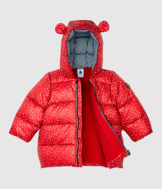 Babies' Quilted Jacket red/multicolor