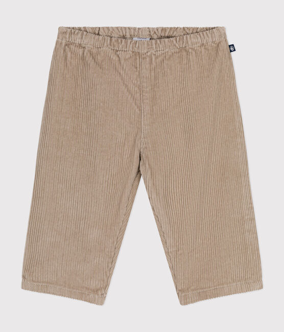 Babies' corduroy trousers HUITRE