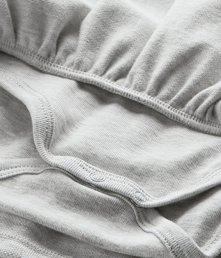 Baby girl's short-sleeved dress BELUGA CHINE grey