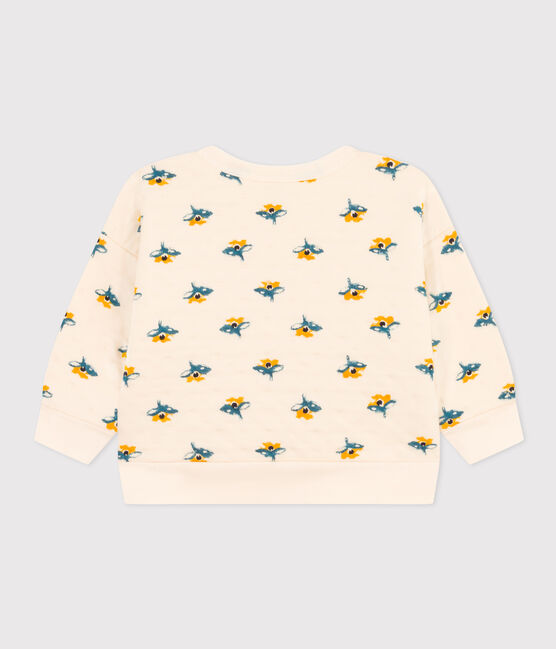 Babies' Tube Knit Sweatshirt AVALANCHE white/MULTICO