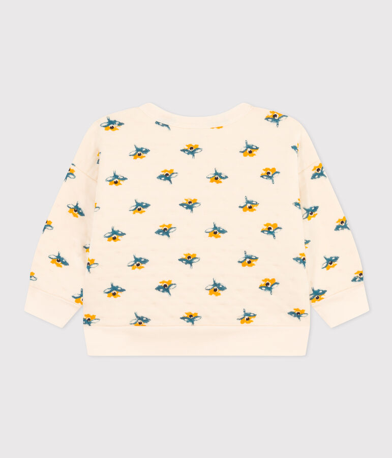 Babies' Tube Knit Sweatshirt AVALANCHE white/MULTICO