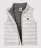 Babies' Tube Knit Gilet BELUGA CHINE grey