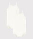 Baby Girls' Strappy Bodysuits - 2-Pack