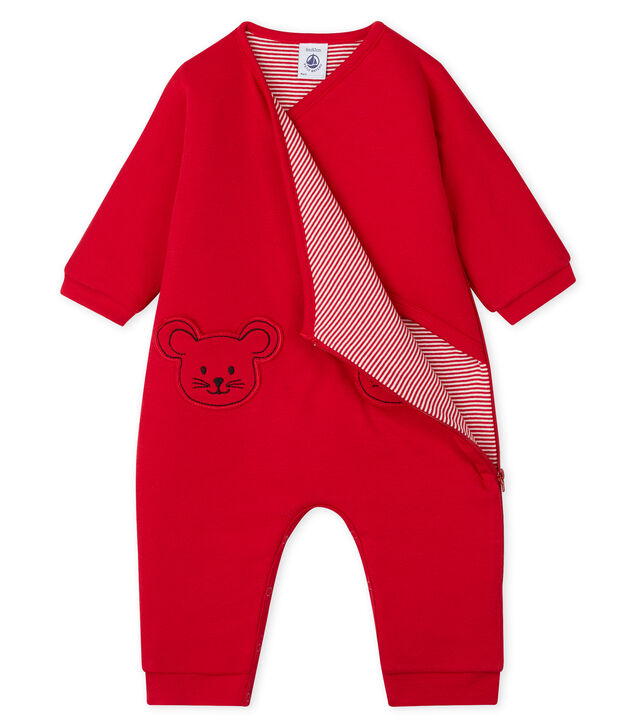 Unisex Baby Snowsuit red