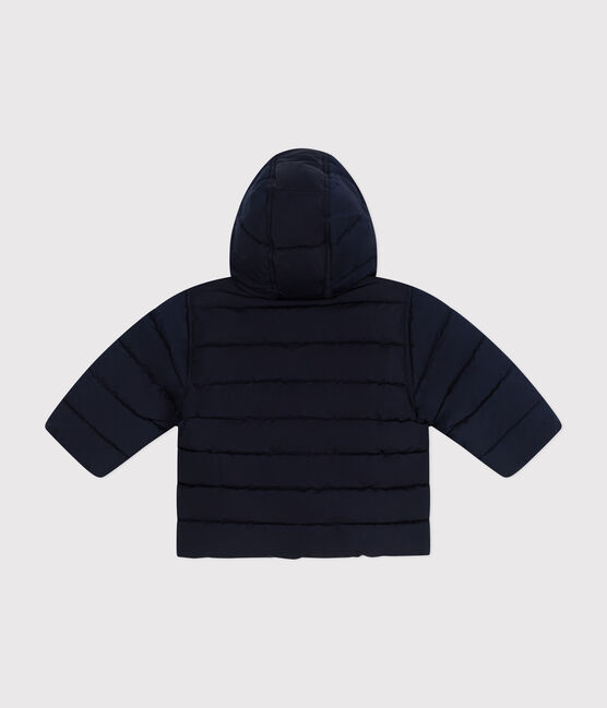 Babies' Fleece Lined Puffer Jacket SMOKING blue