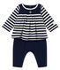 Baby girl's long all-in-one