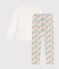 Children's cotton pyjamas. MARSHMALLOW white/MULTICO white