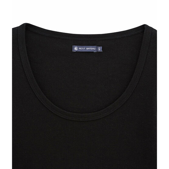 Women's 3/4 sleeved t-shirt NOIR black