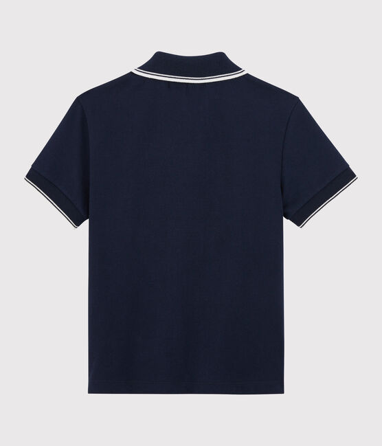 Boys' Short-sleeved Polo Shirt SMOKING blue