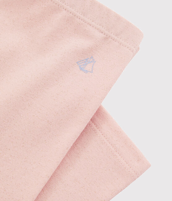 Girls' Lycra Jersey Leggings MINOIS pink