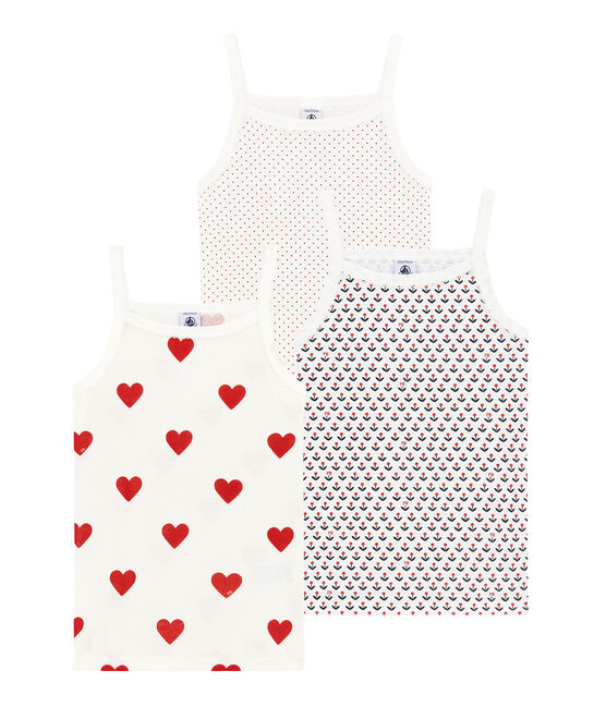Little girl's strap vest trio variante 1