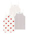Little girl's strap vest trio variante 1