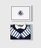 Babies' cotton gift set: dungarees and a body variante 1